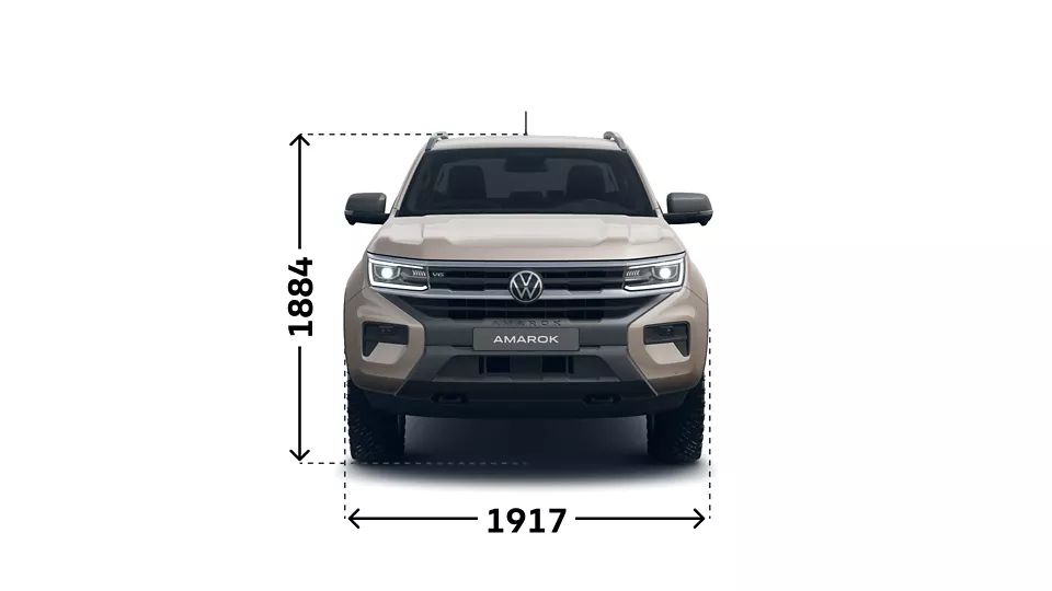 VW Amarok PanAmericana Abmessungen (Höhe und Breite)